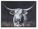 Harlandale Black/White/Brown Wall Art from Ashley - Luna Furniture