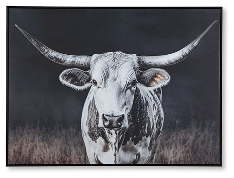 Harlandale Black/White/Brown Wall Art from Ashley - Luna Furniture