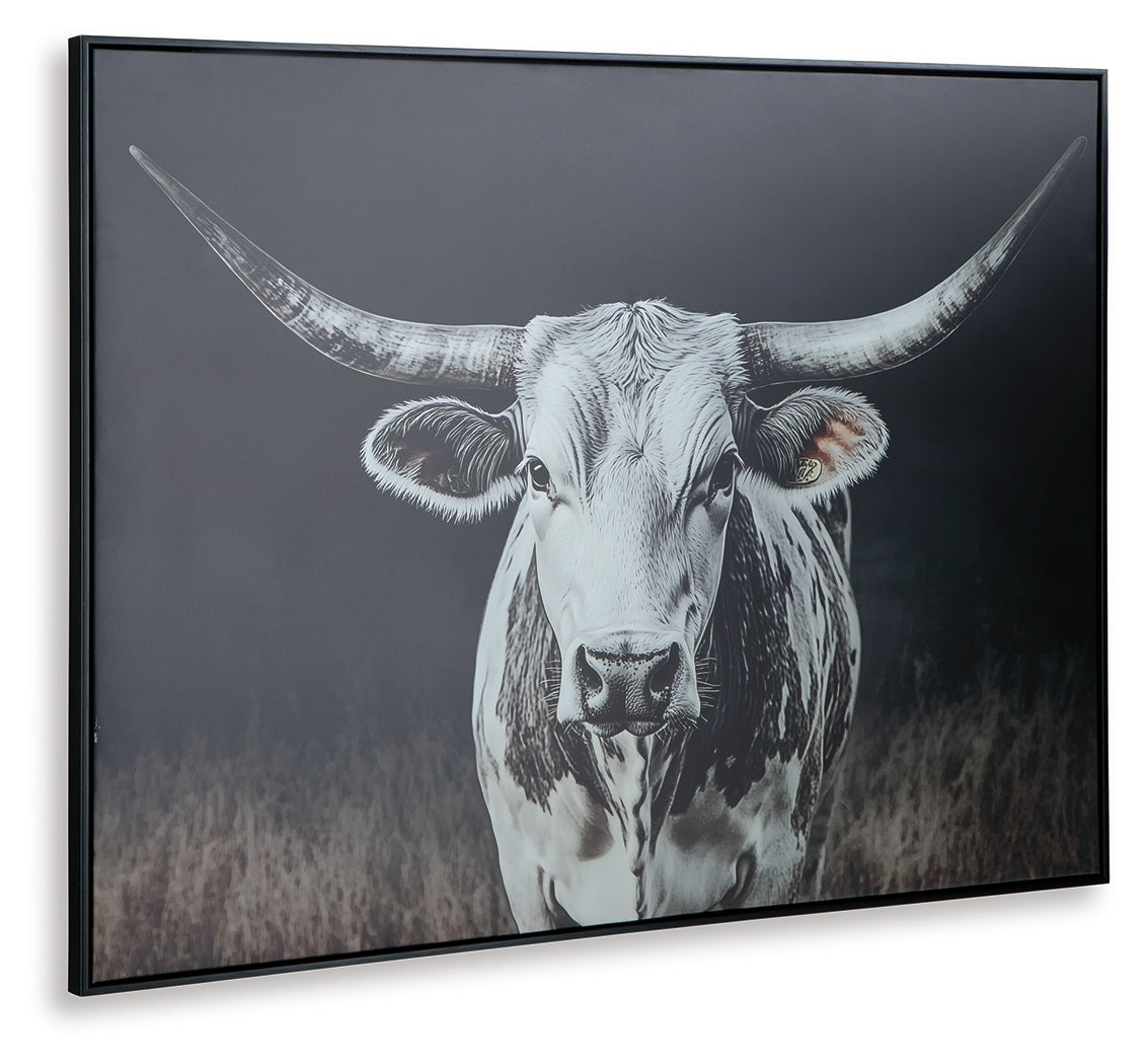 Harlandale Black/White/Brown Wall Art from Ashley - Luna Furniture