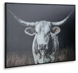 Harlandale Black/White/Brown Wall Art from Ashley - Luna Furniture