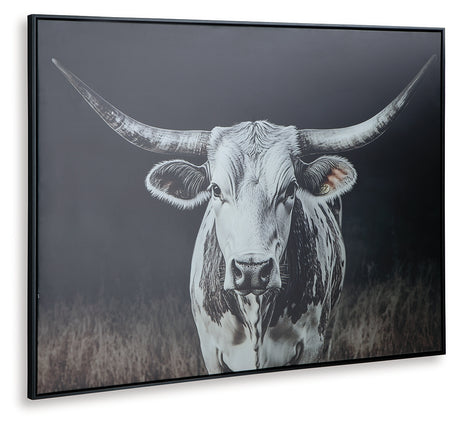 Harlandale Black/White/Brown Wall Art from Ashley - Luna Furniture