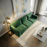 Harmony Brassed Gold Floor Lamp with Rotary Switch Triple Spots Metal Block Base from Ashcroft Furniture - Luna Furniture