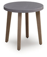 Harmony Headlands Natural/Gray Outdoor End Table from Ashley - Luna Furniture