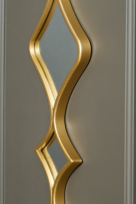Harriswood Gold Finish Accent Mirror Set (Set of 2) from Ashley - Luna Furniture