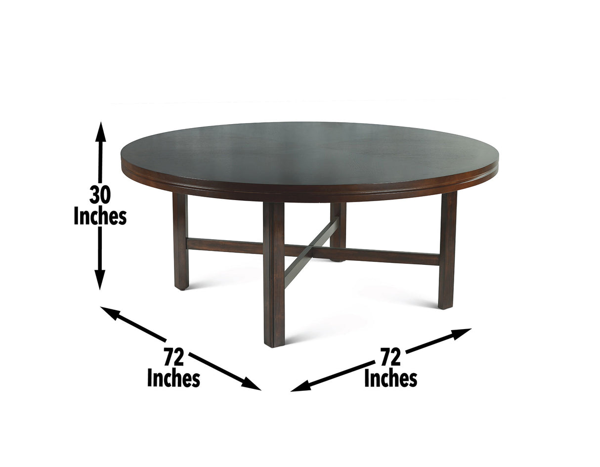 Hartford 72-inch Round Dining Table from Steve Silver - Luna Furniture