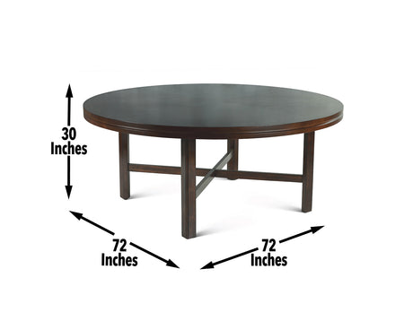 Hartford 72-inch Round Dining Table from Steve Silver - Luna Furniture