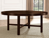 Hartford Espresso Brown Round Dining Room Set with Lazy Susan from Steve Silver - Luna Furniture
