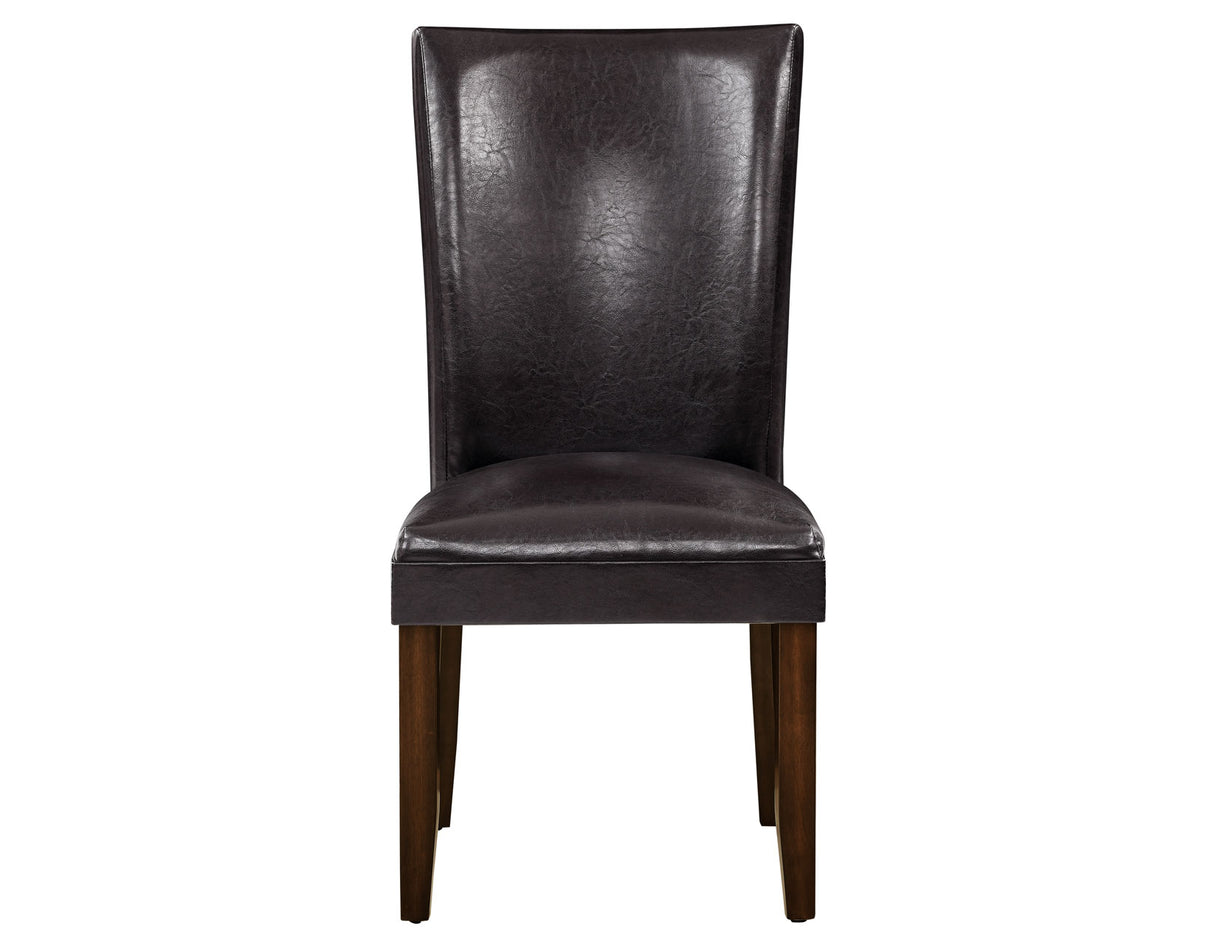 Hartford Espresso Brown Round Dining Room Set with Lazy Susan from Steve Silver - Luna Furniture