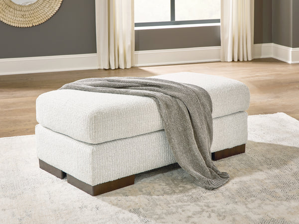 Hartside Frosted Ottoman