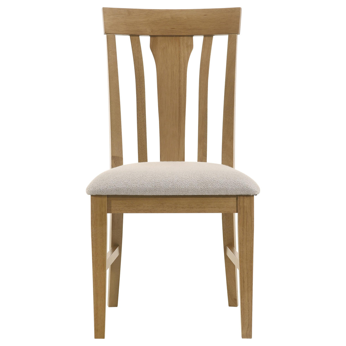Hartville Natural Light Brown Dining Side Chair, Set of 2 from Coaster - Luna Furniture