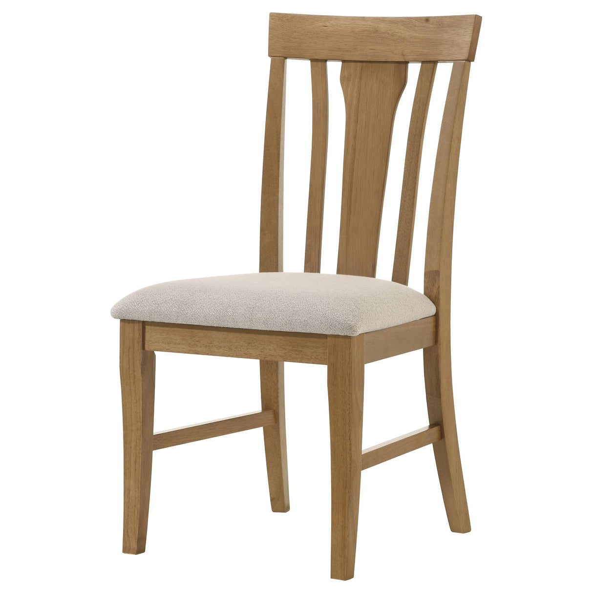 Hartville Natural Light Brown Dining Side Chair, Set of 2 from Coaster - Luna Furniture
