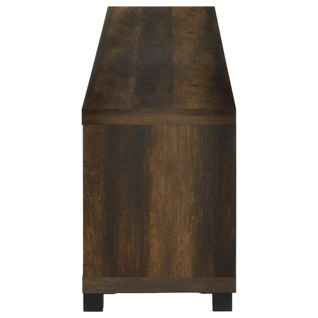 Havering Dark Pine 71-inch TV Stand Fireplace Media Console from Coaster - Luna Furniture