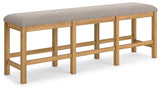 Havonplane Counter Height Dining Table and 4 Barstools and Bench with Storage in Brown from Ashley - Luna Furniture