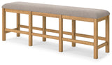 Havonplane Counter Height Dining Table and 4 Barstools and Bench with Storage in Brown from Ashley - Luna Furniture