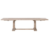 Hayes Extension Dining Table in Smoke Gray Pine from Essentials For Living - Luna Furniture