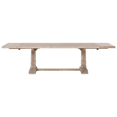 Hayes Extension Dining Table in Smoke Gray Pine from Essentials For Living - Luna Furniture