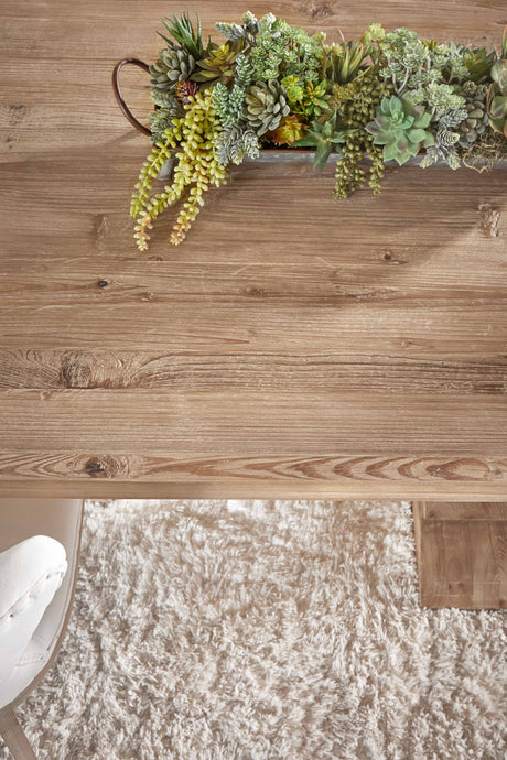 Hayes Extension Dining Table in Smoke Gray Pine from Essentials For Living - Luna Furniture