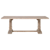 Hayes Extension Dining Table in Smoke Gray Pine from Essentials For Living - Luna Furniture