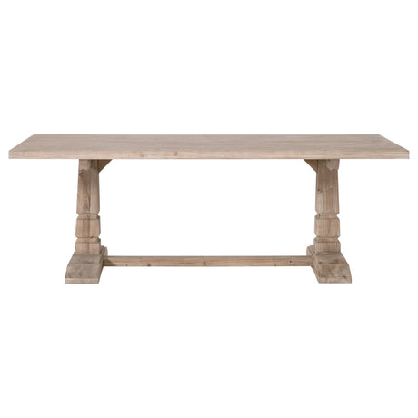 Hayes Extension Dining Table in Smoke Gray Pine from Essentials For Living - Luna Furniture