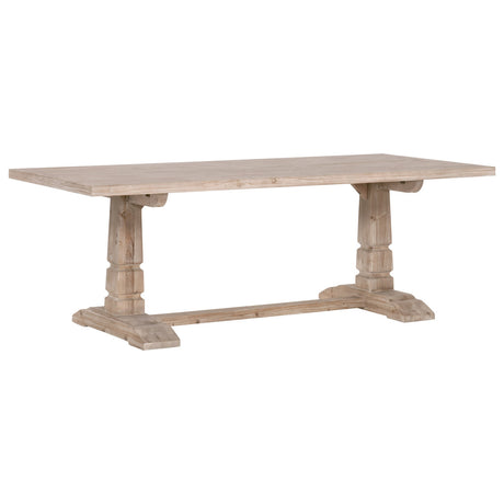 Hayes Extension Dining Table in Smoke Gray Pine from Essentials For Living - Luna Furniture