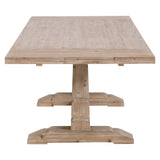 Hayes Extension Dining Table in Smoke Gray Pine from Essentials For Living - Luna Furniture