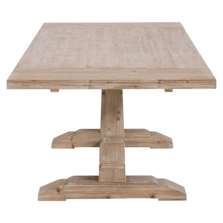 Hayes Extension Dining Table in Smoke Gray Pine from Essentials For Living - Luna Furniture
