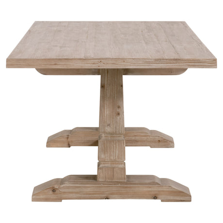 Hayes Extension Dining Table in Smoke Gray Pine from Essentials For Living - Luna Furniture