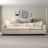 Hayward Ivory Velvet Modular Sectional Sofa from Ashcroft Furniture - Luna Furniture