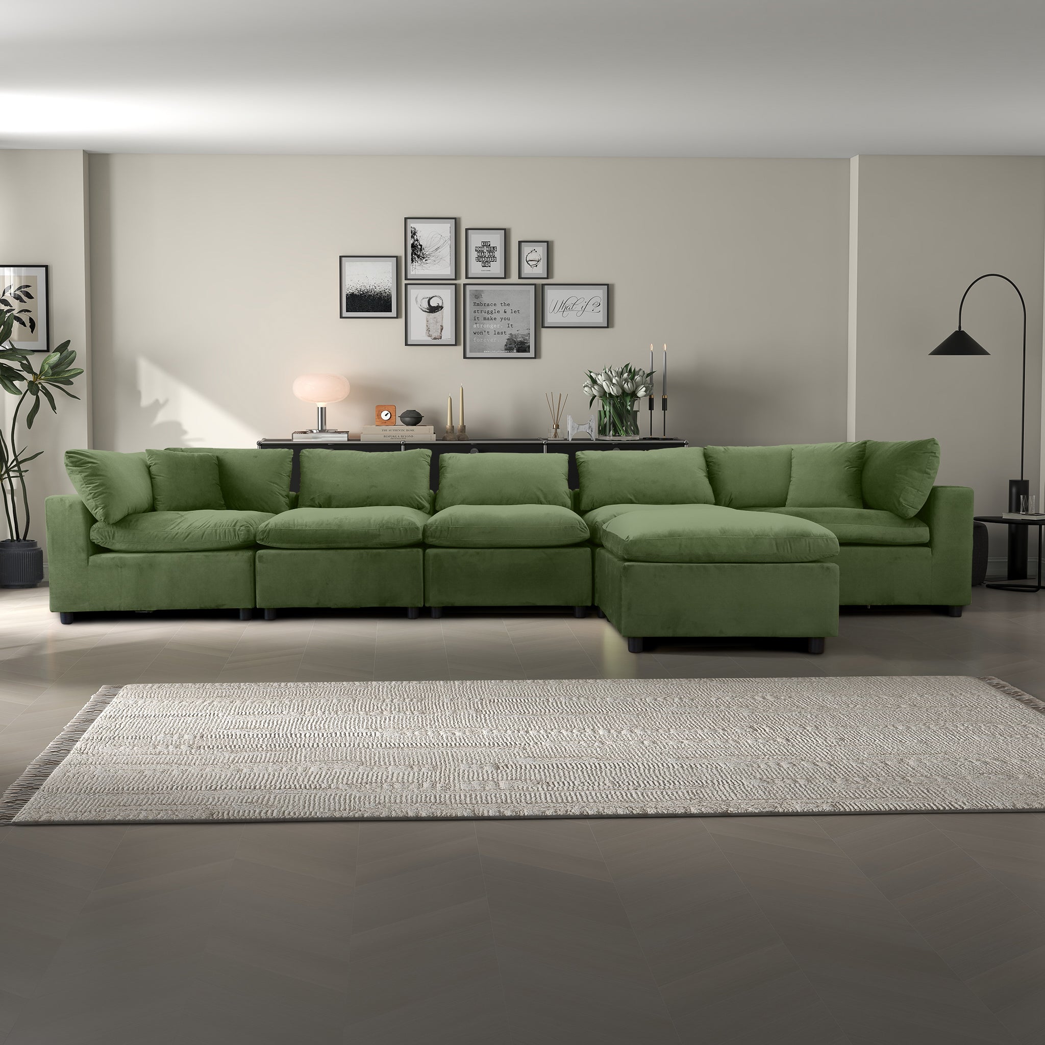 Ashcroft Furniture Hayward Sectional Sofa - Thumbnail 5
