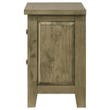 Hazlewood Vineyard Oak 2-Drawer Nightstand from Coaster - Luna Furniture