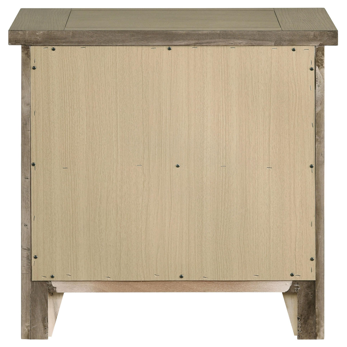 Hazlewood Vineyard Oak 2-Drawer Nightstand from Coaster - Luna Furniture