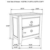 Hazlewood Vineyard Oak 4-Piece Eastern King Bedroom Set from Coaster - Luna Furniture