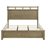 Hazlewood Vineyard Oak 59-inch Eastern King Panel Bed from Coaster - Luna Furniture