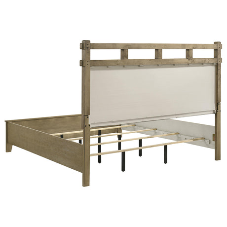 Hazlewood Vineyard Oak 59-inch Eastern King Panel Bed from Coaster - Luna Furniture