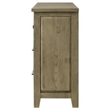 Hazlewood Vineyard Oak 6-Drawer Bedroom Dresser from Coaster - Luna Furniture