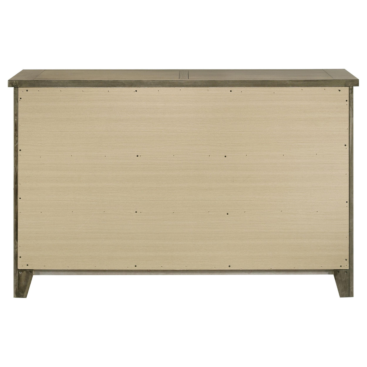 Hazlewood Vineyard Oak 6-Drawer Bedroom Dresser from Coaster - Luna Furniture