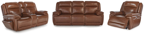 Healy Pier Sofa, Loveseat and Recliner in Chocolate from Ashley - Luna Furniture