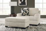 Heartcort Chair and Ottoman in Quartz from Ashley - Luna Furniture