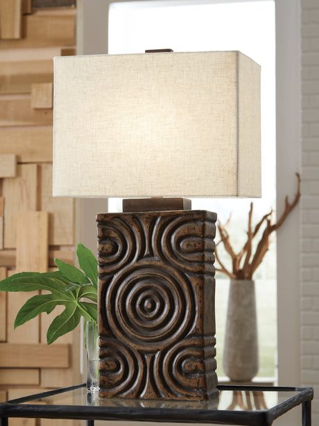 Heathbury Antique Brown Table Lamp from Ashley - Luna Furniture
