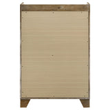 Henderson Medium Oak 5-Drawer Bedroom Chest from Coaster - Luna Furniture
