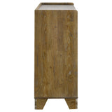 Henderson Medium Oak 6-Drawer Bedroom Dresser Cabinet from Coaster - Luna Furniture