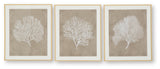 Hendridge Taupe/White Wall Art (Set of 3) from Ashley - Luna Furniture