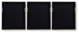 Hendridge Taupe/White Wall Art (Set of 3) from Ashley - Luna Furniture