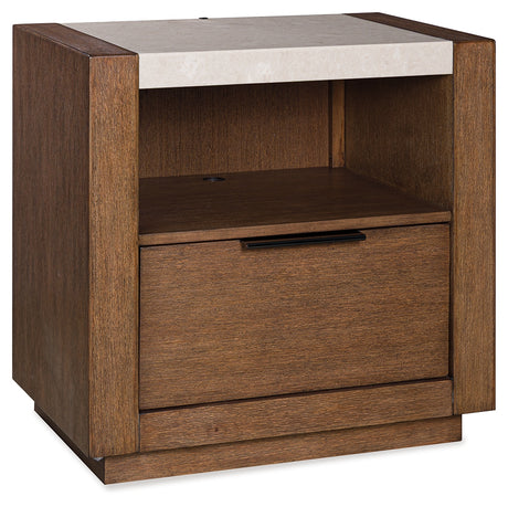 Hennington Medium Brown Nightstand from Ashley - Luna Furniture