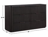 Henry Reeded Espresso Bedroom Set from Steve Silver - Luna Furniture