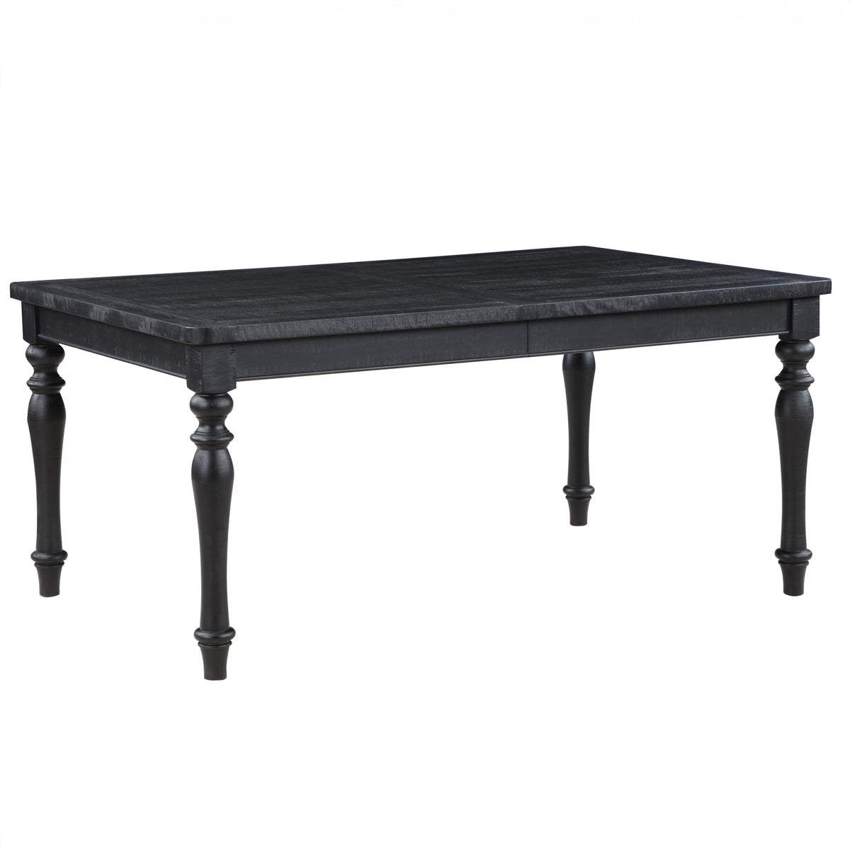 Odessa Black 66-84" Dining Table with 18" Leaf from Steve Silver - Luna Furniture