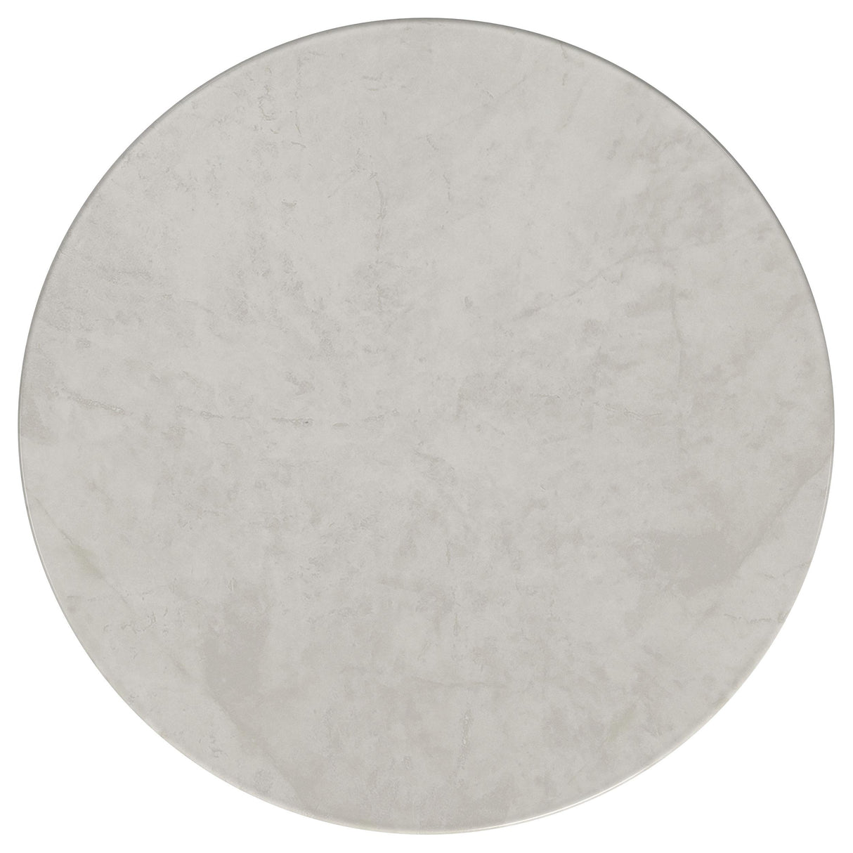 Hermas White Round Genuine Marble Top Metal Coffee Table from Coaster - Luna Furniture