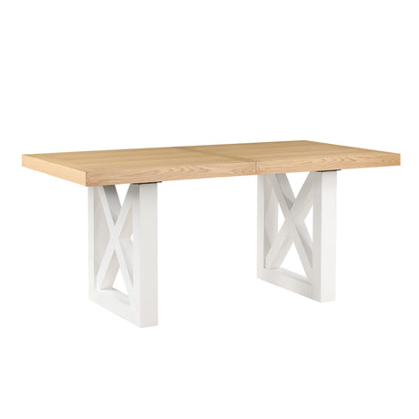 Magnolia 80-96-inch Counter Table w/18-inch Leaf, Black Base from Steve Silver - Luna Furniture