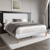 Snowflake White Full Platform Bed from Happy Homes - Luna Furniture