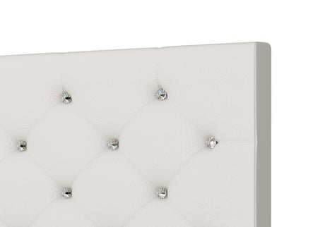 Jolly White Queen Platform Bed from Happy Homes - Luna Furniture